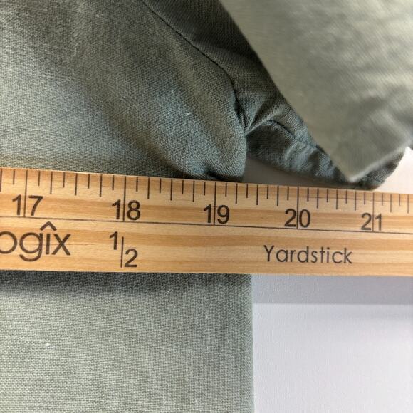 Rhea Bikinis Linen Blend Scandi Beach Shirt‎ Dress Size M Lagenlook Minimalist - Picture 4 of 8